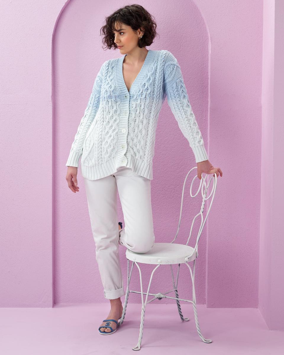 Felicity Cardigan. Image via Ellie Mae Studios.