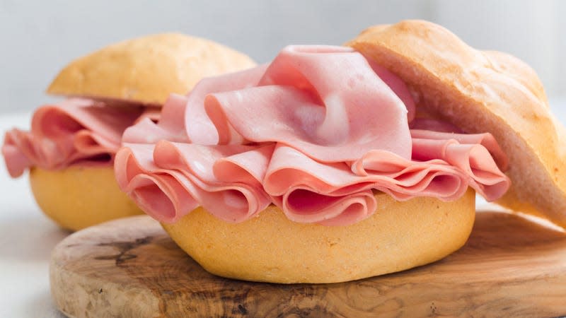 mortadella sandwich