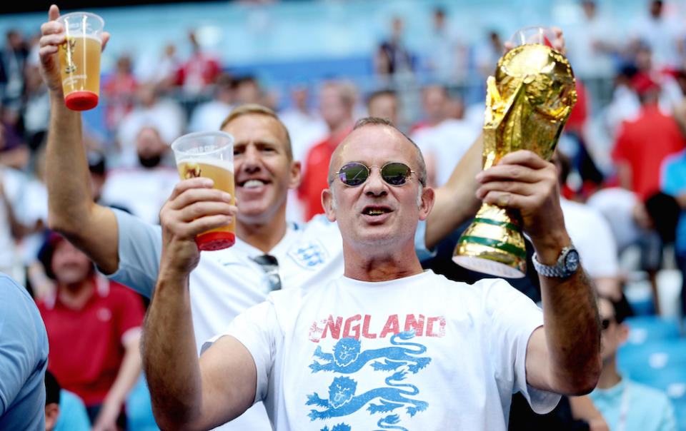 England’s World Cup run had a positive impact on beer sales (Picture: PA)