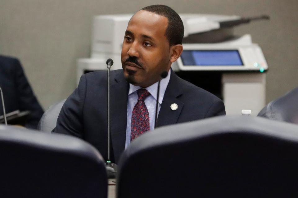 Rep. Ramon Alexander speaks during a meeting of the House Criminal Justice subcommittee at the Capitol Tuesday, Jan. 21, 2020.