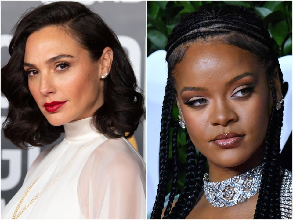 Gal Gadot and Rihanna (Shutterstock)