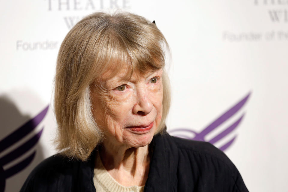NEW YORK, NY - SEPTEMBER 24:  Joan Didion attends The American Theatre Wing's 2012 Annual Gala at The Plaza Hotel on September 24, 2012 in New York City.  (Photo by Jemal Countess/Getty Images)