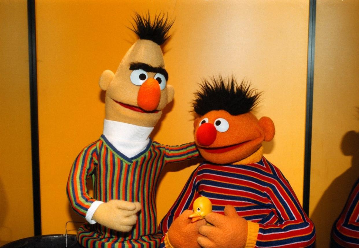Bert & Ernie, 'Sesamstraße' ARD, Sesamstrasse,, (Photo by Pet