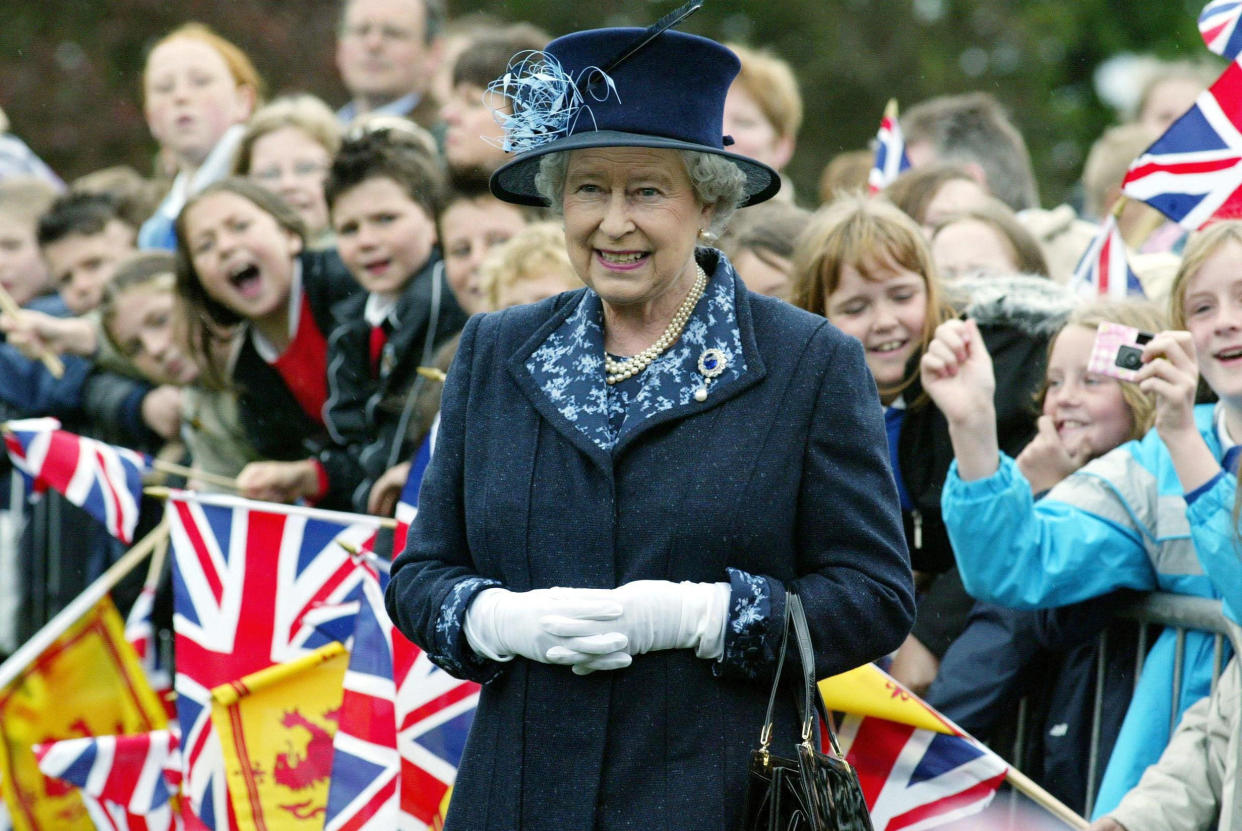 The Queen during a visit to Dunfermline in 2003 (Andrew Parsons/PA)