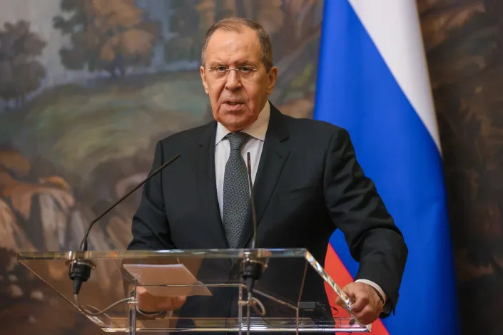 Russian Foreign Minister Sergey Lavrov 