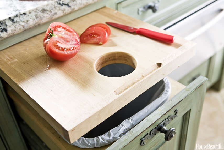 Install a Pull-Out Cutting Board for Easy Clean-Up