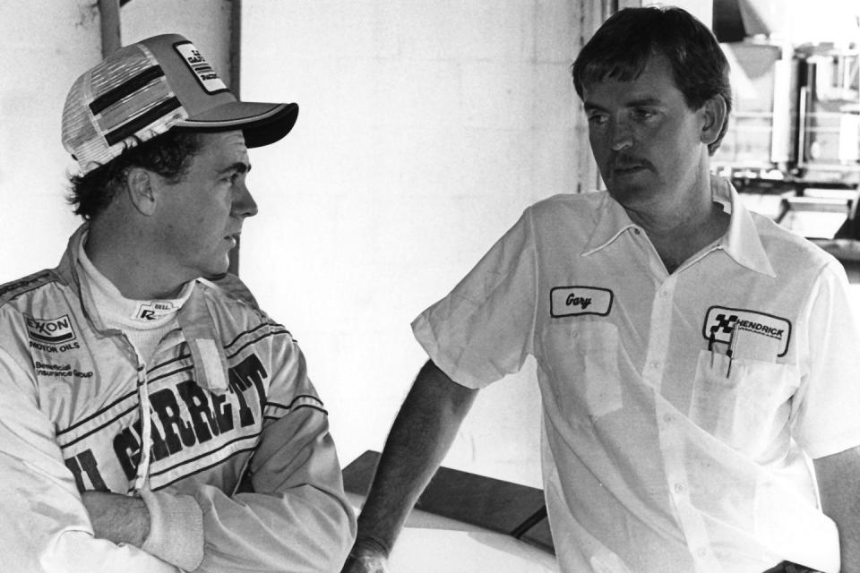 geoff bodinegary nelson nascar 1980s