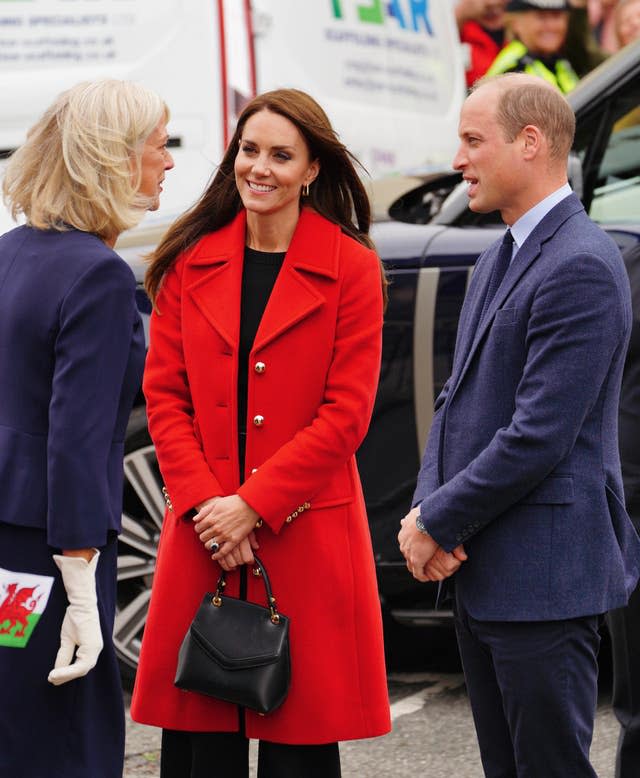 Prince and Princess of Wales visit to Wales