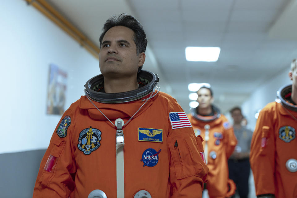 This image released by Prime shows Michael Pena in a scene from "A Million Miles Away." (Prime via AP)