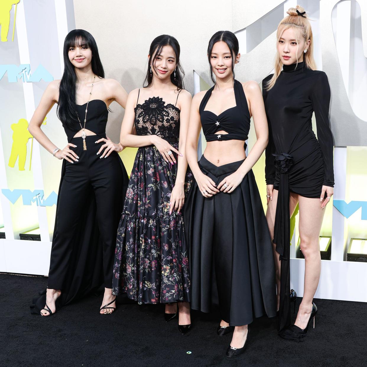 YG Entertainment: Members of Blackpink at the 2022 MTV Video Music Awards. 