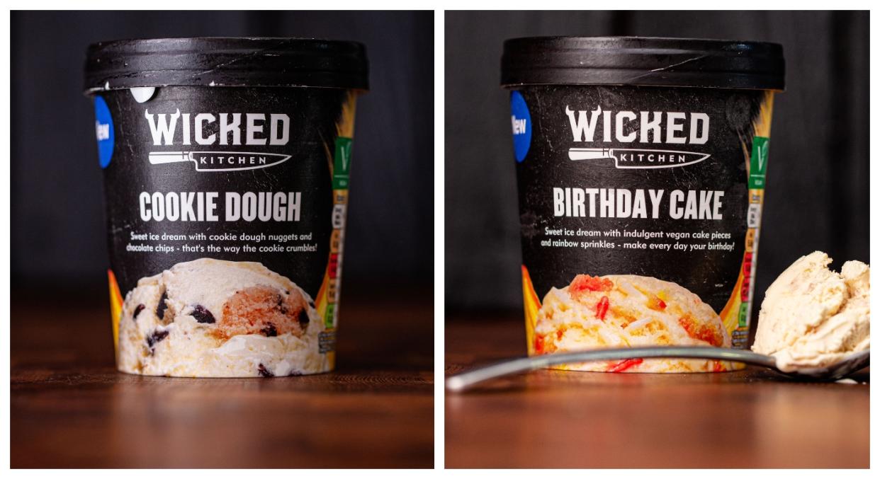 There are six new vegan flavours in total including cookie dough and birthday cake (Tesco)