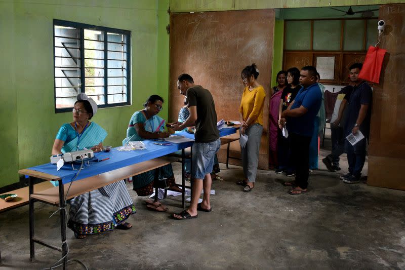 Voting in the first phase of India's general election