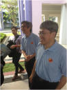 WP's MPs Chen Show Mao and Png Eng Huat were also present