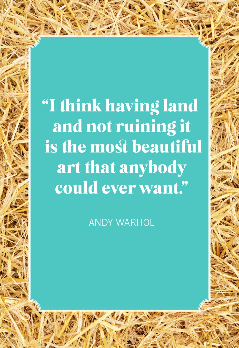 andy warhol nature quotes