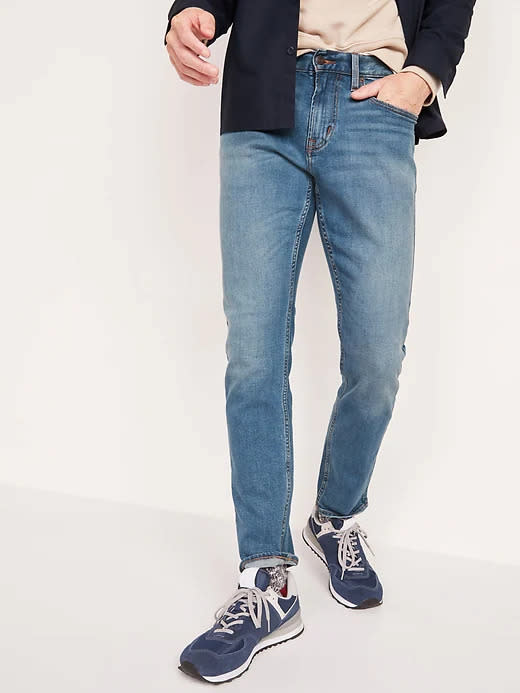 Slim Built-In-Flex Jeans. Image via Old Navy.