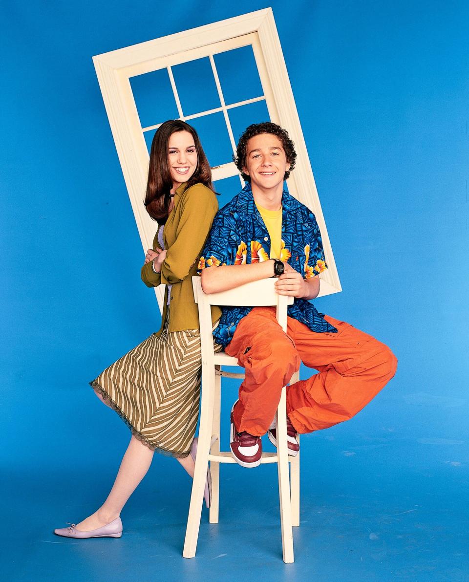 Christy Carlson Romano stars as "Ren Stevens," and Shia LaBeouf stars as "Louis Stevens" on "Even Stevens" on the Disney Channel.