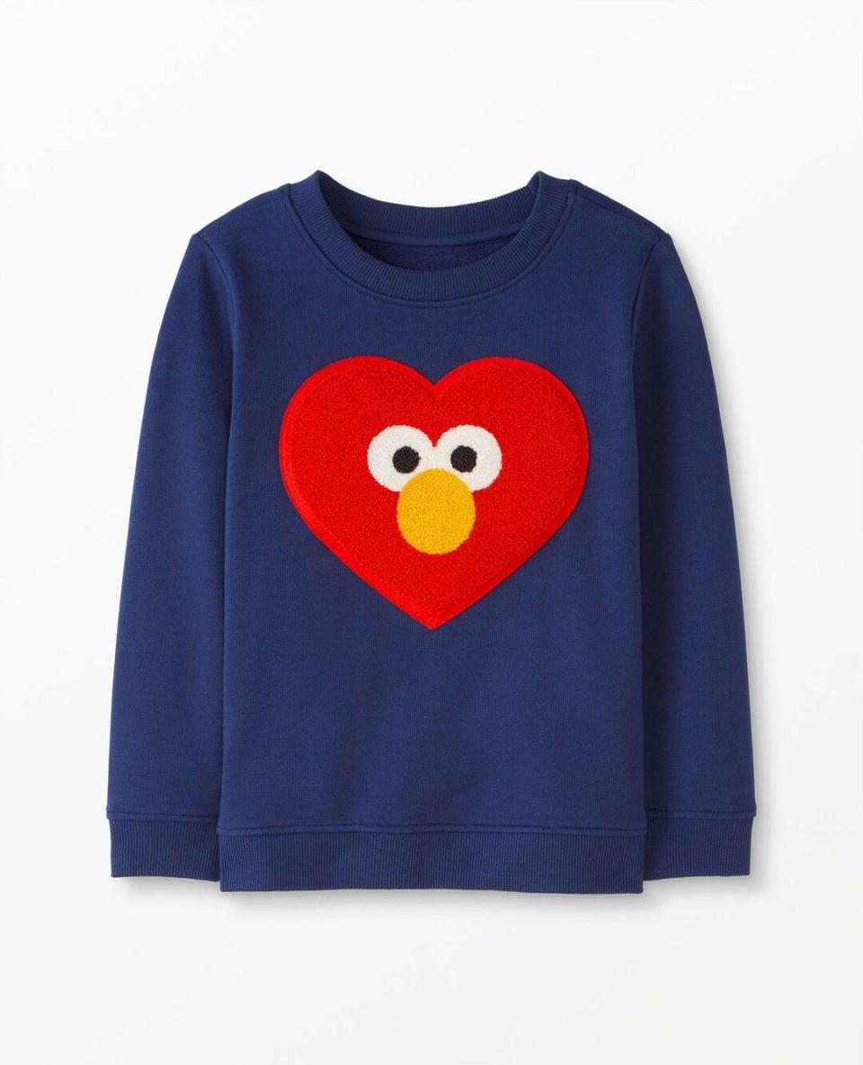 Toddler Sesame Street Valentines Sweatshirt In French Terry
