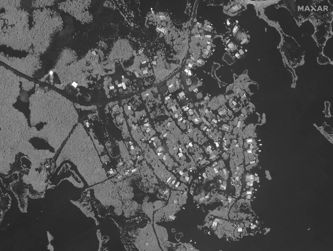 This is how Ozello, Florida looked after Hurricane Idalia on Aug. 30, 2023. Satellite image ©2023 Maxar Technologies.