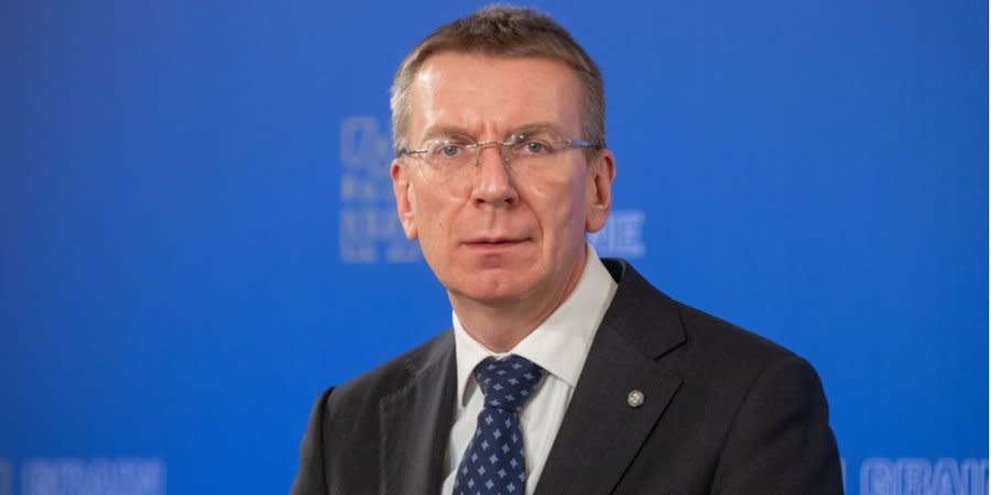 Latvian president Edgars Rinkēvičs