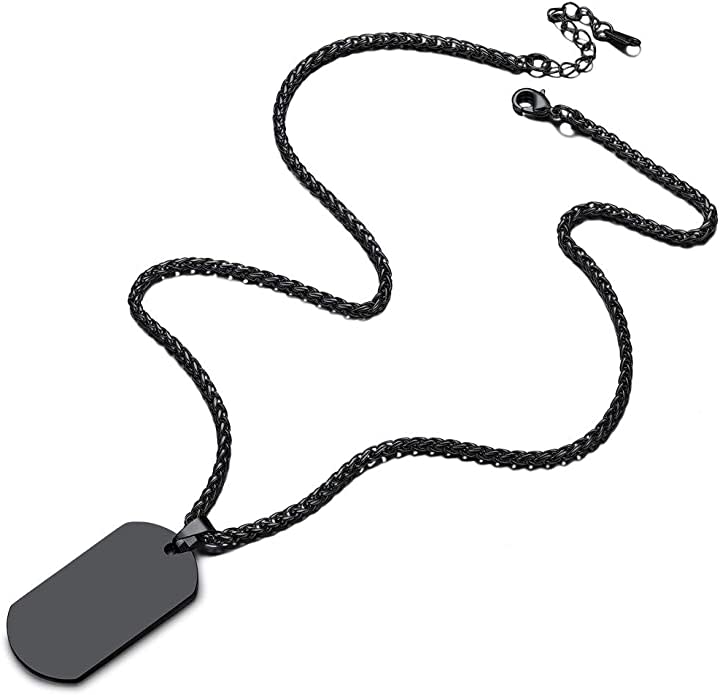 Richsteel Dog Tags Pendant Necklace