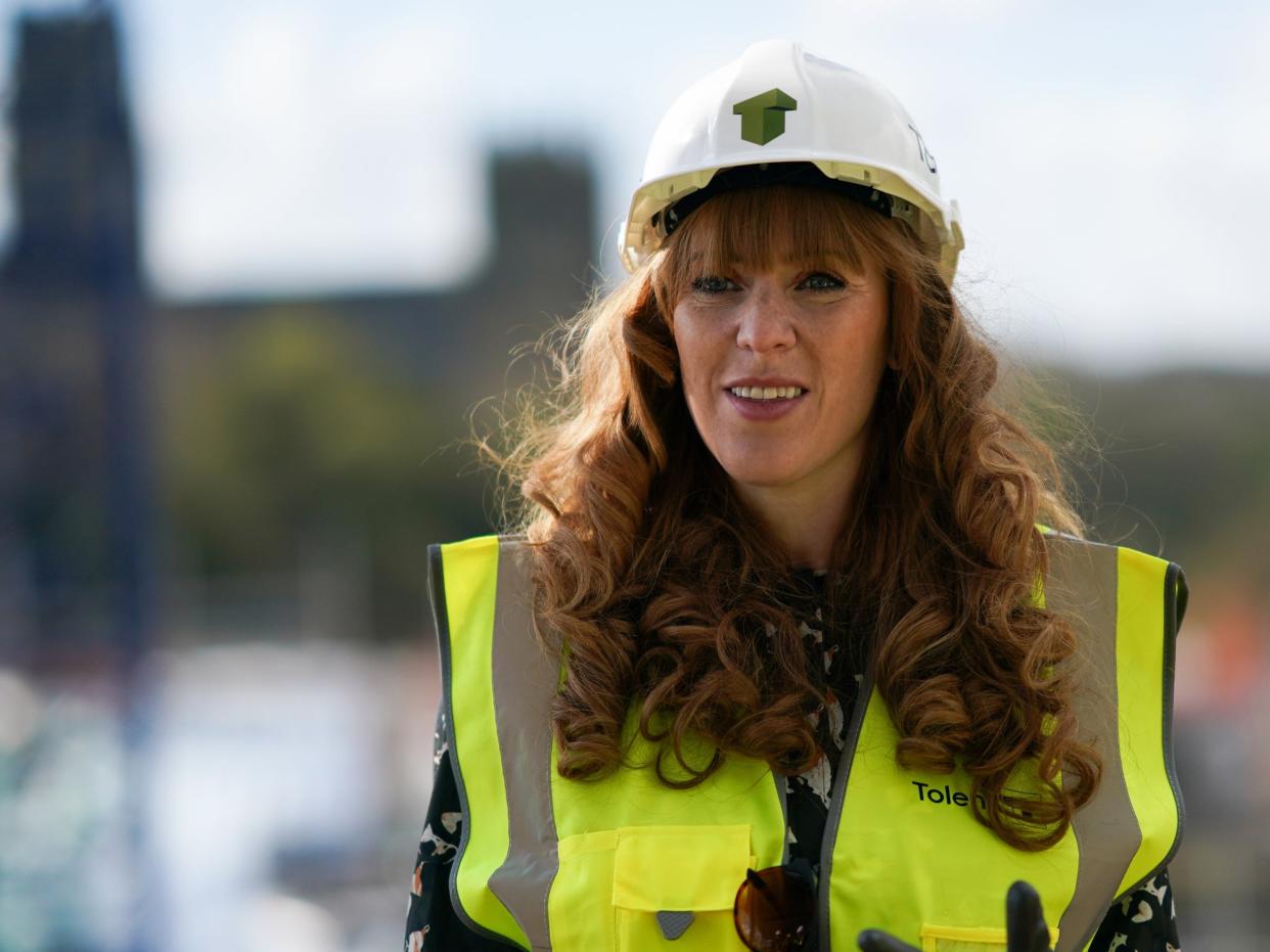 Labour’s deputy leader and shadow employent rights secretary Angela Rayner (Getty)