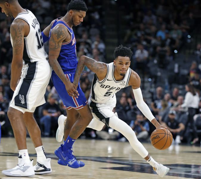 莫瑞(Dejounte Murray)近期表線持續保持高水準，近五場有四場得分20+。法新社