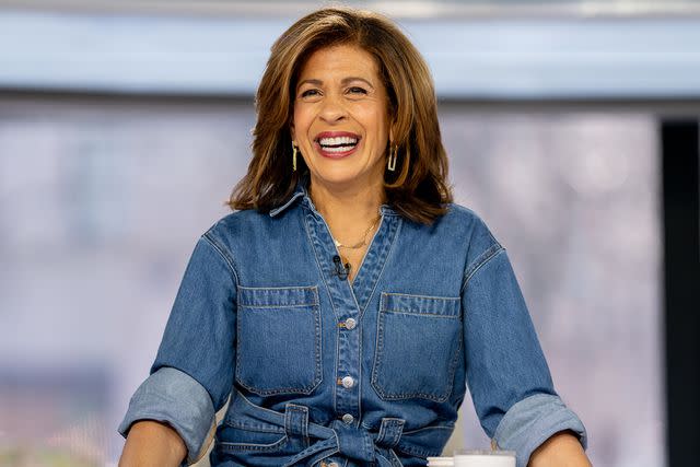 <p>Nathan Congleton/NBC via Getty</p> Hoda Kotb on the <em>Today</em> show Feb. 29, 2024