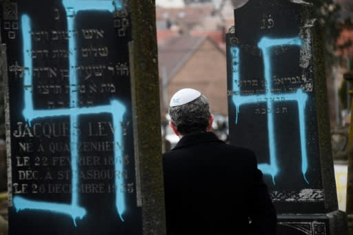 Jewish graves in Quatzenheim were desecrated the day of nationwide marches against a rise in anti-Semitic attacks