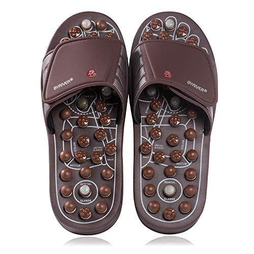 2) Byriver Acupressure Slide Slippers