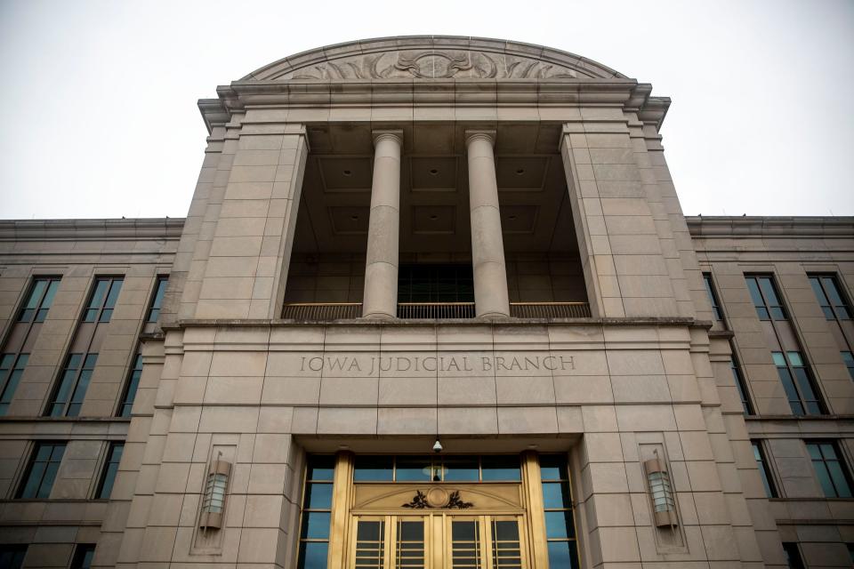 The Iowa's Supreme Court and the Iowa Judicial Branch Building, shown on Monday, April 22, 2019, in Des Moines.