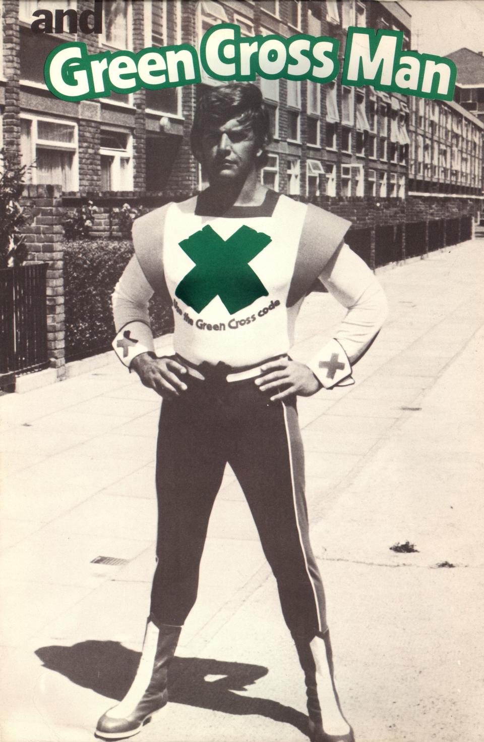 Dave Prowse as the Green Cross Man