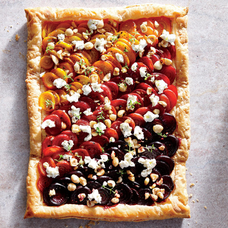 Tricolored Beet Tart