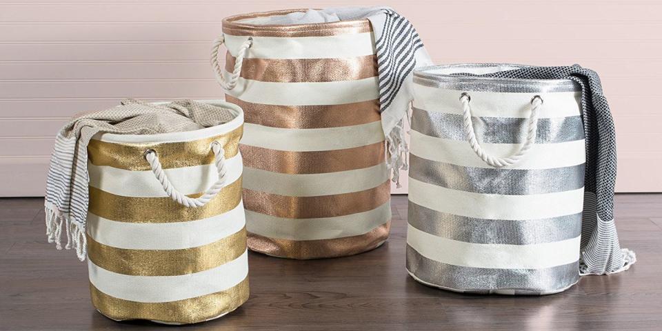 These Little Laundry Hampers Will Complete Your Baby's Nursery