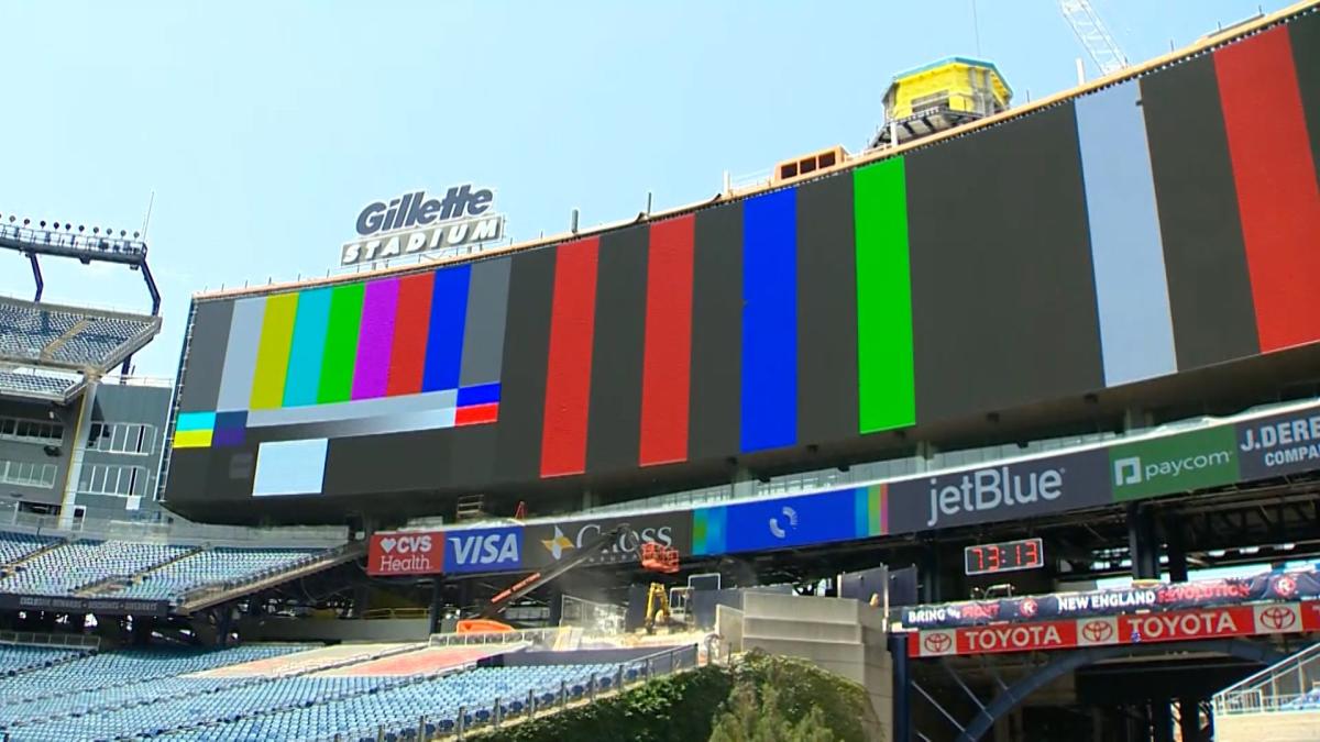 Here's how Gillette Stadium renovations are progressing as football