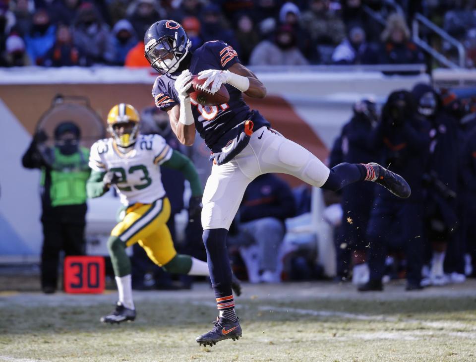 Chicago Bears receiver Cameron Meredith (81) signed an offer sheet with the Saints. (AP)