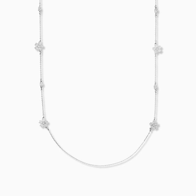 Kate Spade Gleaming Gardenia Flower Scatter Necklace