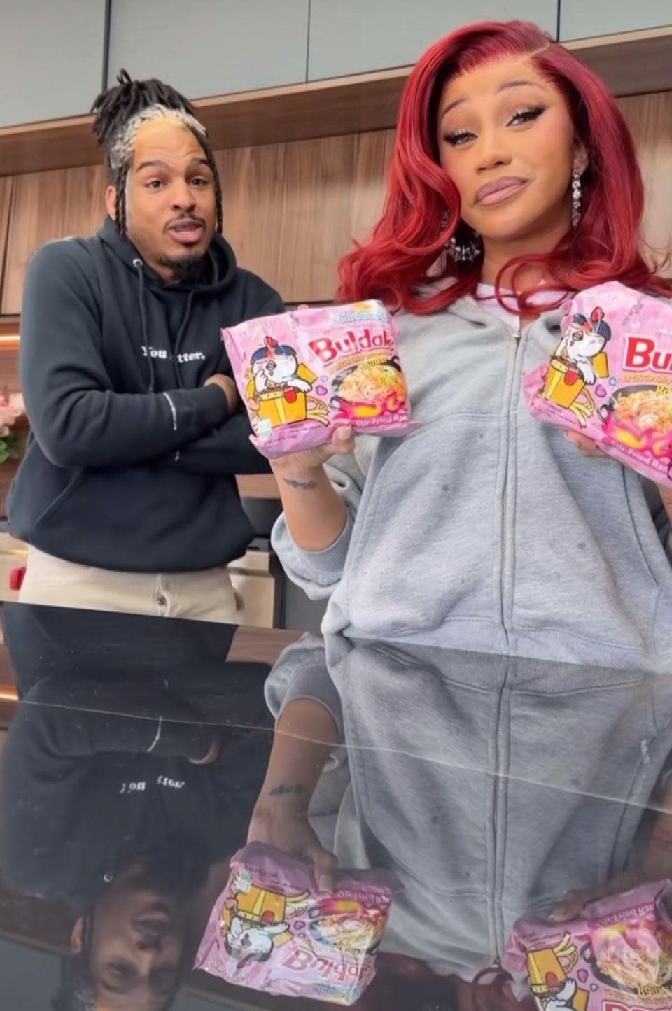 Cardi B and Keith Lee