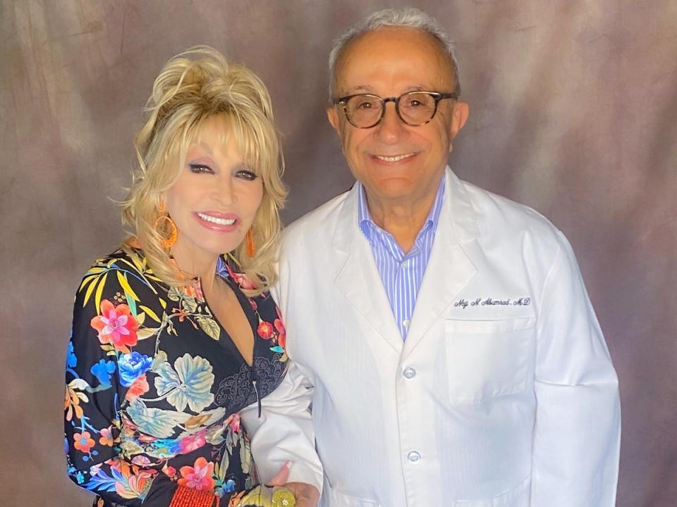 Dolly Parton and Dr Naji Abumrad (Dolly Parton)