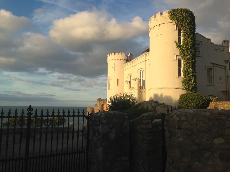 One of their house sitting experiences saw them living in this castle home in Ireland. Source: Supplied