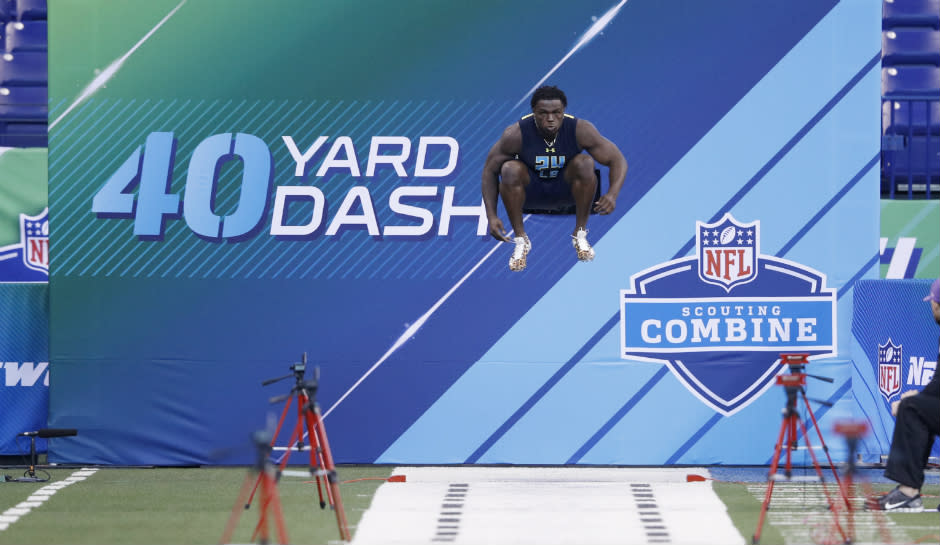 Jabrill Peppers at the 2017 NFL Scouting Combine