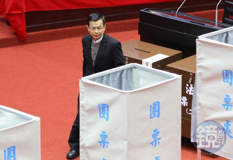 擁有38席立委的國民黨推出資深立委賴士葆（圖）角逐院長。