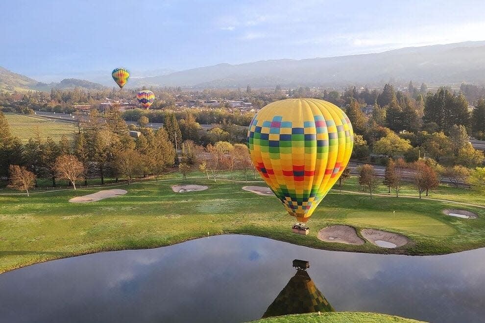 See wine country from above with Napa Valley Aloft Balloon Rides