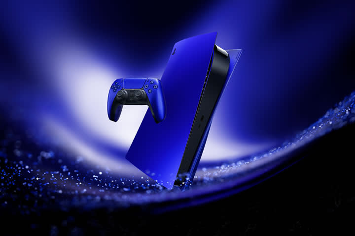 PS5: DualSense y cubiertas Cobalt Blue