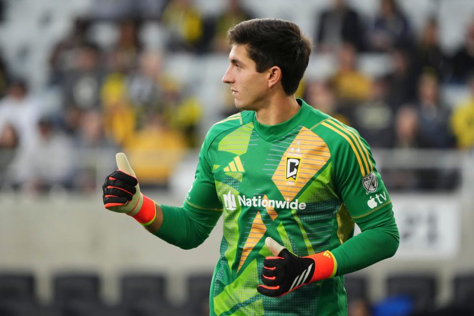 In 2023, Crew goalkeeper Patrick Schulte started in 31 regular season matches in which he conceded 43 goals while recording seven clean sheets and making 90 saves.