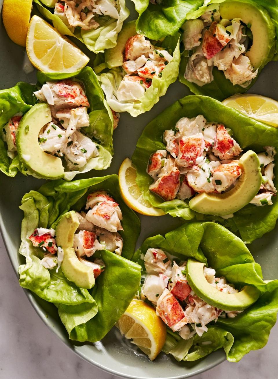 lobster salad with avocado