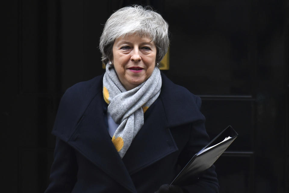 Theresa May continues to insist that her Brexit approach is the best option available. (Alberto Pezzali/NurPhoto/Sipa USA)