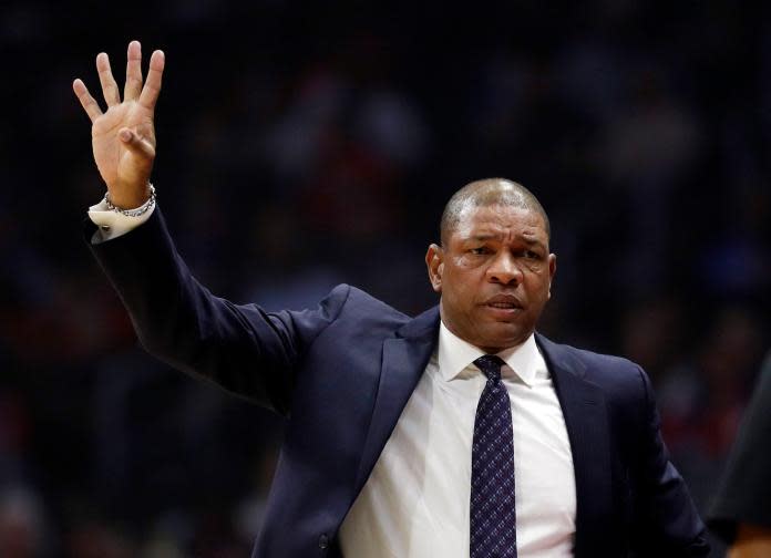 ▲快艇教頭Doc Rivers。（圖／美聯社／達志影像）