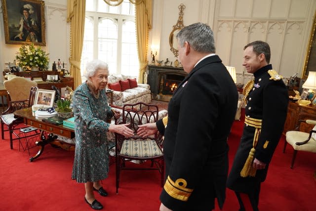 Audience at Windsor Castle