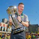 Clarke poses for a photo in Melbourne.