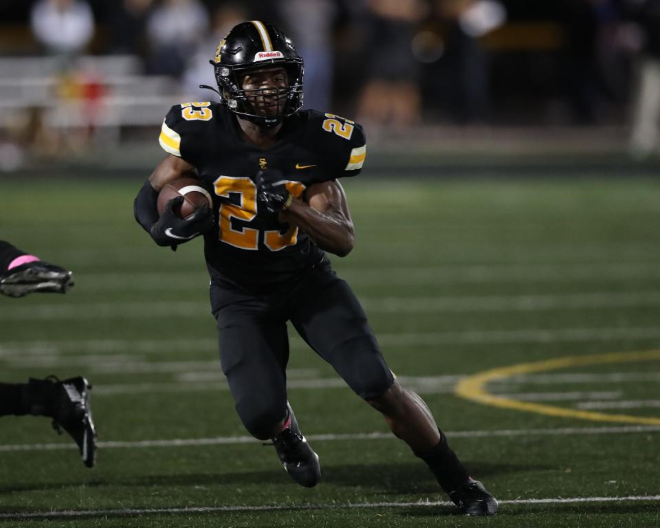 Sama took over as the Rams' starting running back after Titus Christiansen's senior season was shortened by an injury.